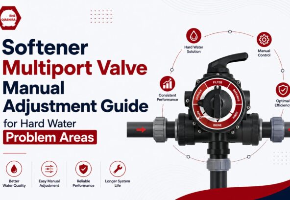 Multiport valve for water softener